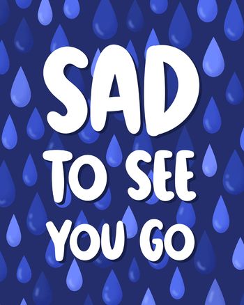 Use Teardrops - group leaving ecard