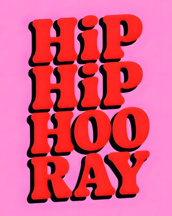 Use Hip Hip - group celebration ecard