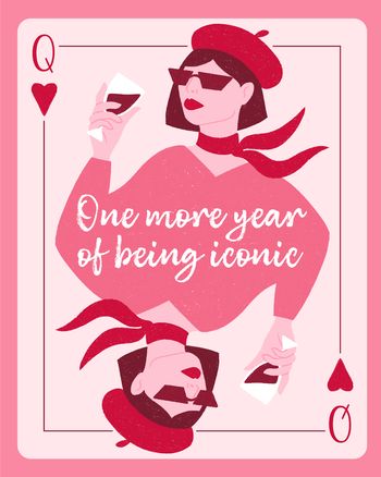 Use Birthday Queen - group birthday ecard