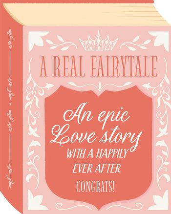 Use Fairytale beginning - group wedding ecard