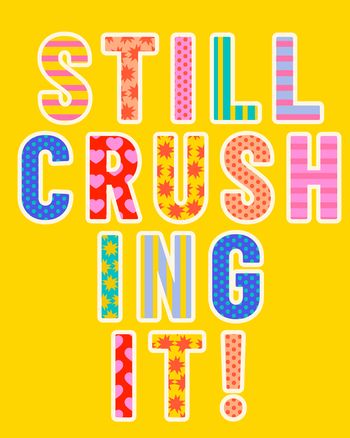 Use Pretty words - group anniversary ecard