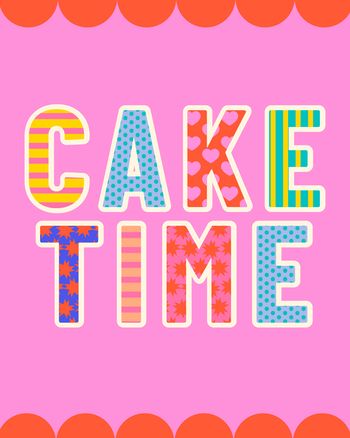 Use Pretty words - group birthday ecard