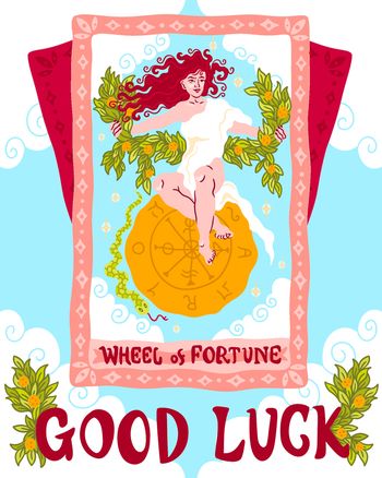 Use The Wheel - group good luck ecard