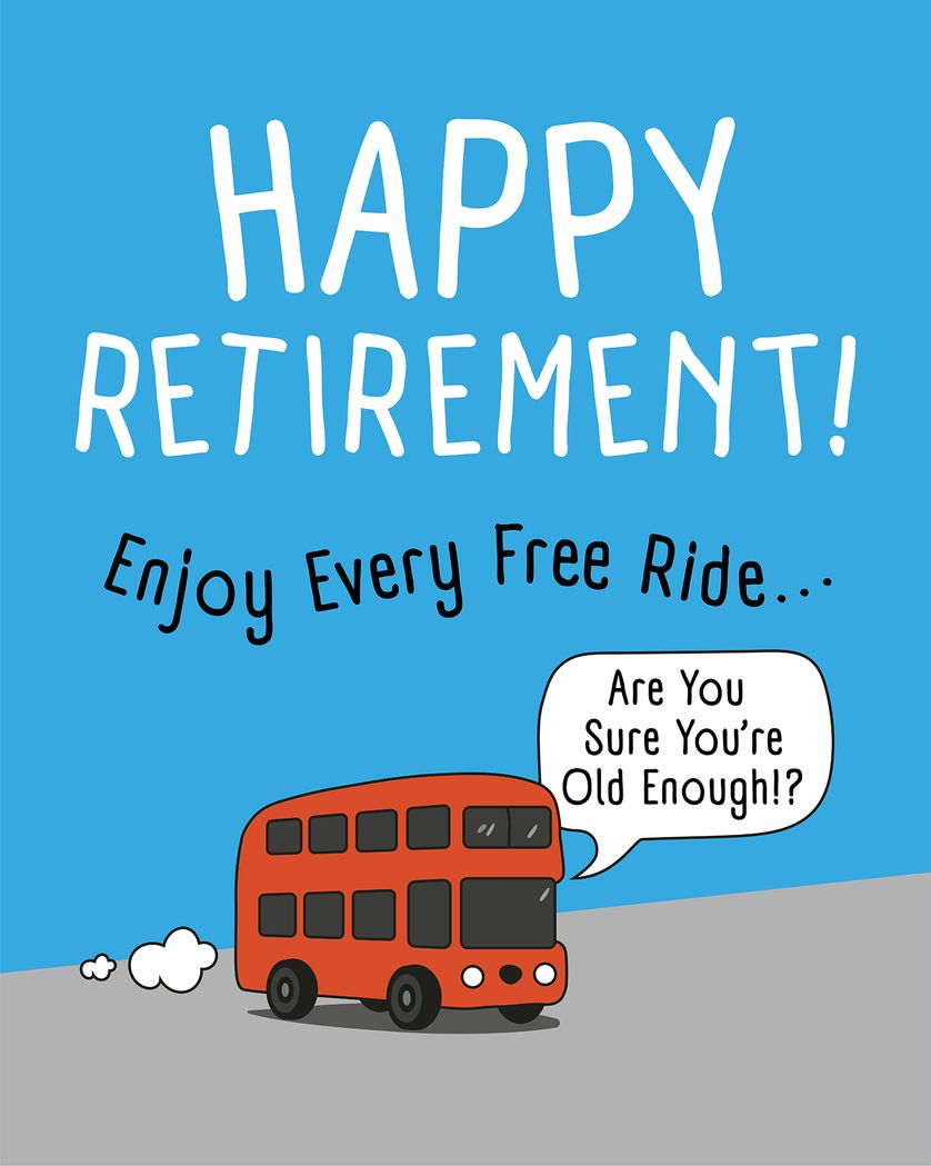 Card design "Freedom Pass - group retirement ecard"