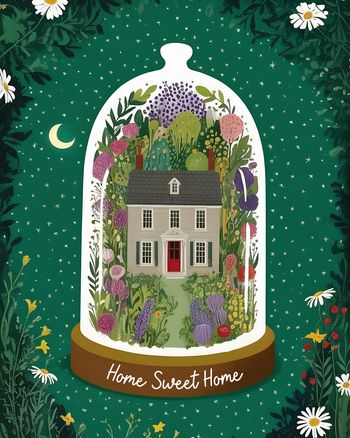 Use Terrarium house - group new home ecard
