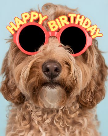 Use Woofy birthday - group ecard