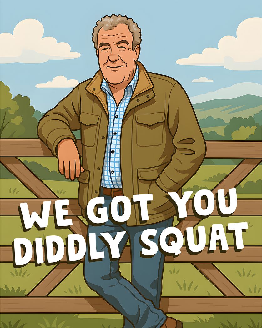 Card design "Clarkson's Farm - group birthday ecard"