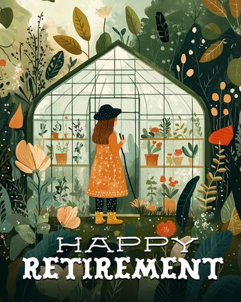 Use Secret Garden - group retirement ecard
