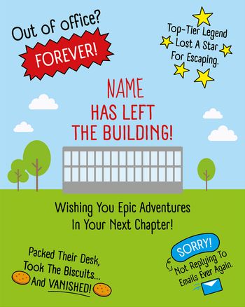 Use Out of office forever - group retirement ecard