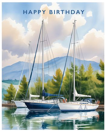 Use Howard's Way - group birthday ecard