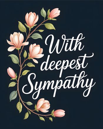 Use Blossom Branch - group sympathy ecard