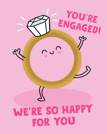 Use Diamond Dance - group engaged ecard