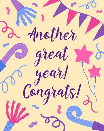 Use celebration - group anniversary ecard