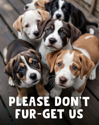 Use Puppy love - group leaving ecard