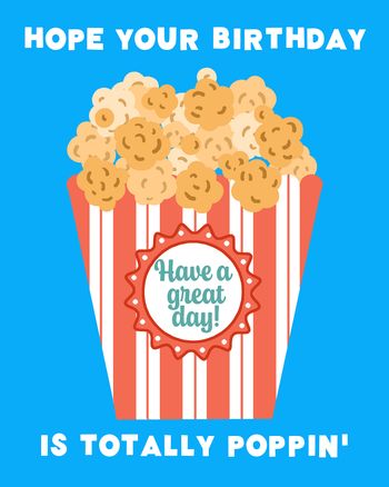 Use Corny card - group birthday ecard