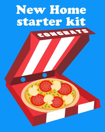 Use Pizza time - group new home ecard