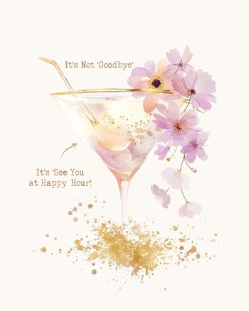 Use Happy Hour - group leaving ecard