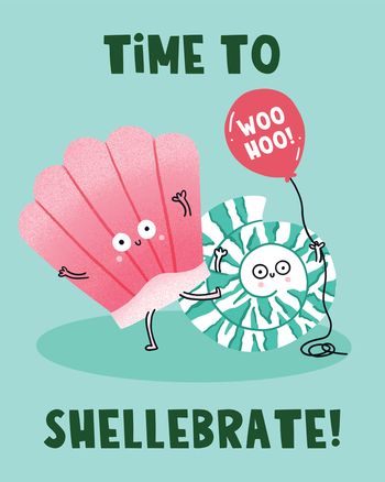 Use Shellebrate good times - group birthday ecard