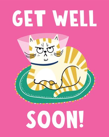 Use Grumpy Cat - group get well ecard
