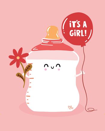 Use Happy Bottle - group new baby ecard