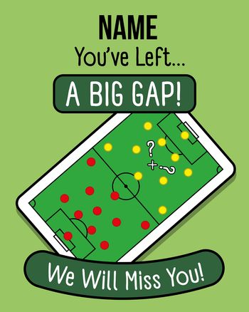 Use Make some space - group leaving ecard