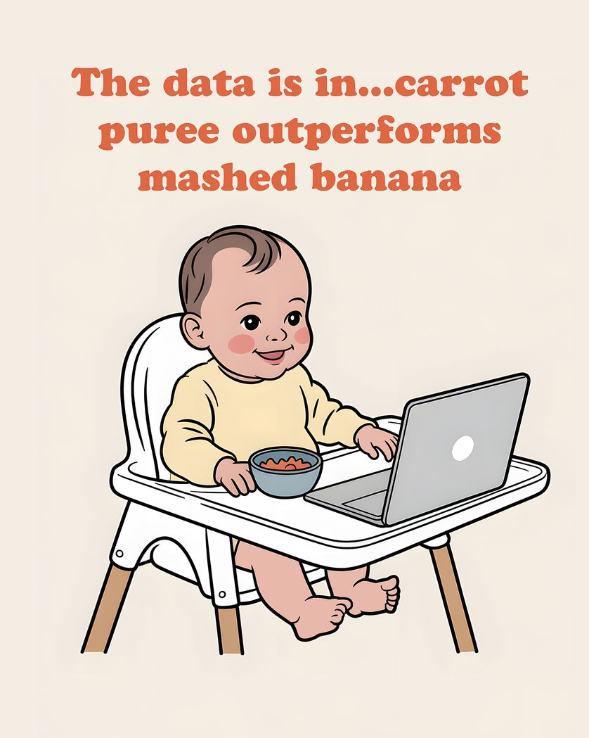 Card design "AB test - group baby ecard"