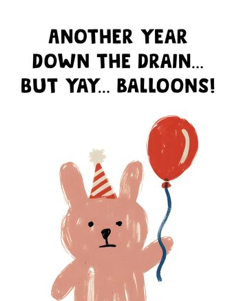 Use Existential crisis - group birthday ecard