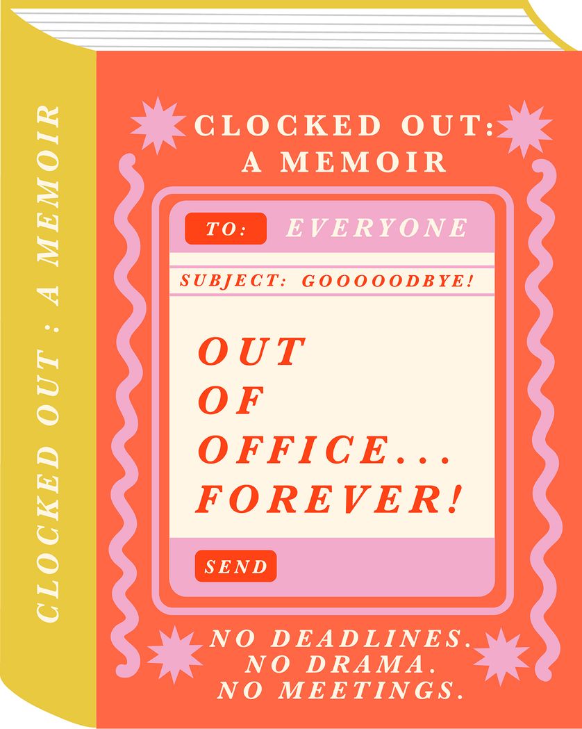 Card design "Novel idea - group retirement ecard"