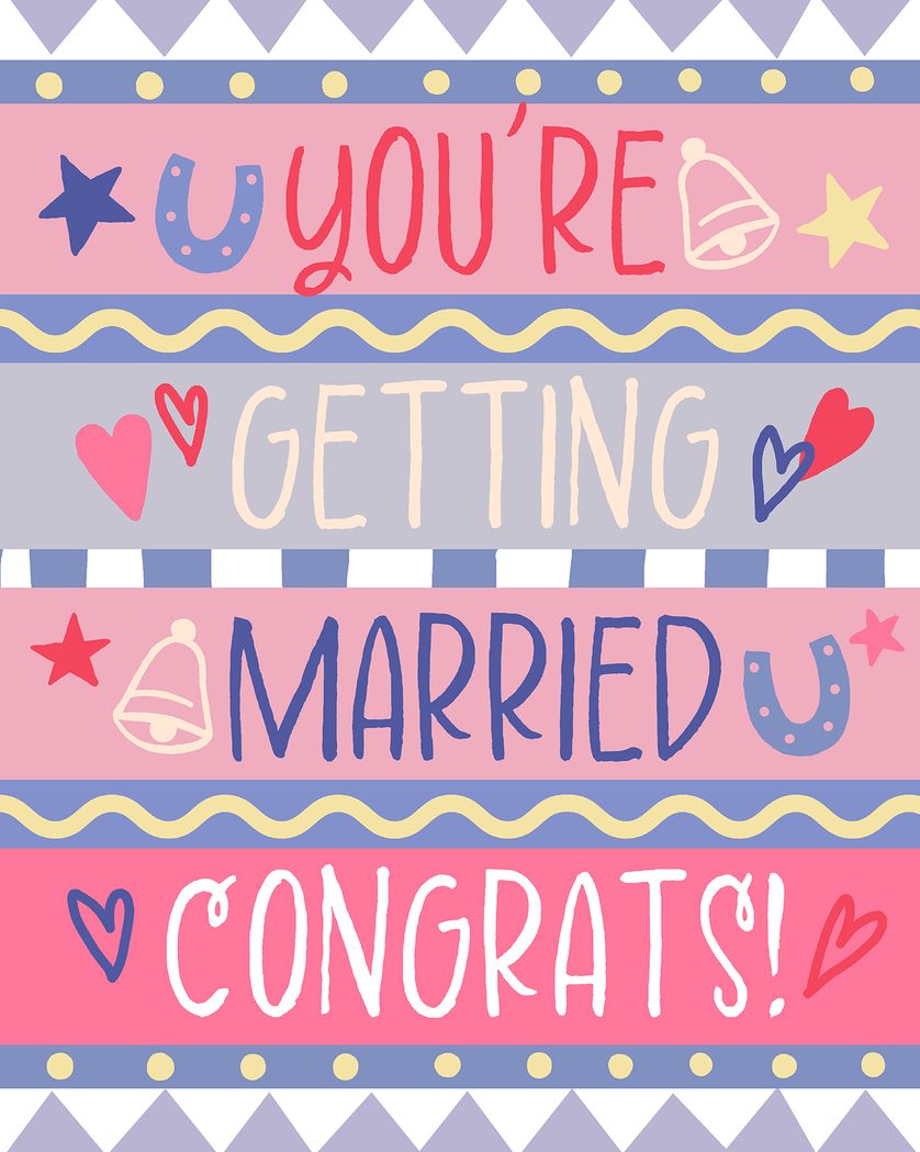 Card design "lovely layers - group wedding ecard"