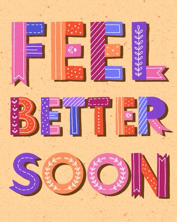 Use Ribbons - Group Get Well ecard