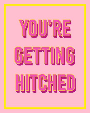 Use Sign writing - group wedding ecard