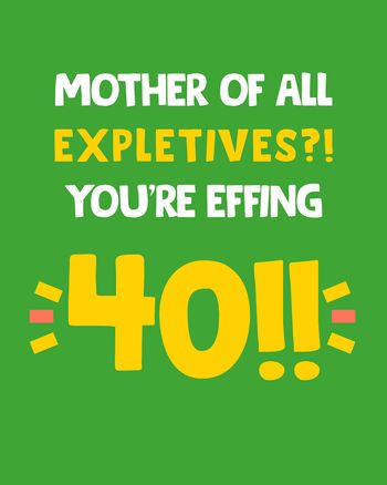 Use effing nora - group birthday ecard