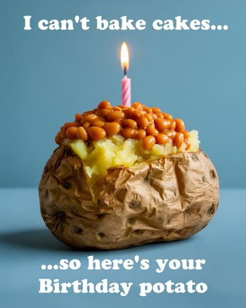 Use Baked birthday - group birthday ecard