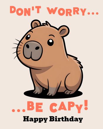 Use Cap Birthday - group birthday ecard