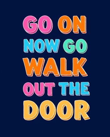 Use we will survive - group leaving ecard