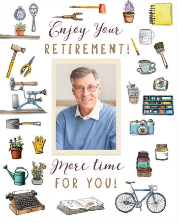 Use Hobby time - group retirement ecard