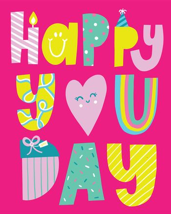 Use The Birthday type - group birthday ecard