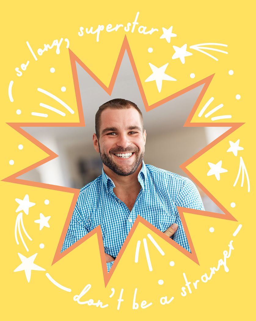 Card design "Doodly doo - group leaving ecard"