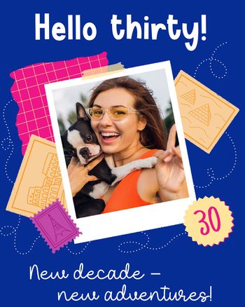 Use Scrapbook - group birthday ecard