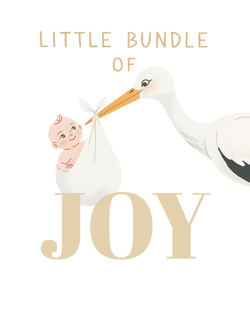 Card design "Bundle - group baby ecard"