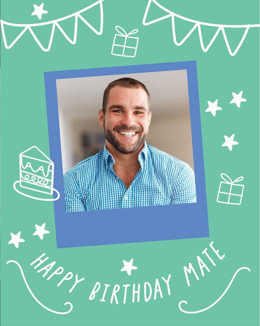 Card design "Doodly doo - group birthday ecard"