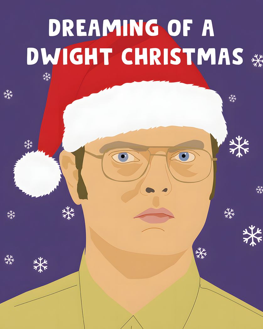 Card design "Dwight Christmas - group ecard"