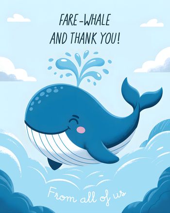 Use Fare-whale - group leaving ecard