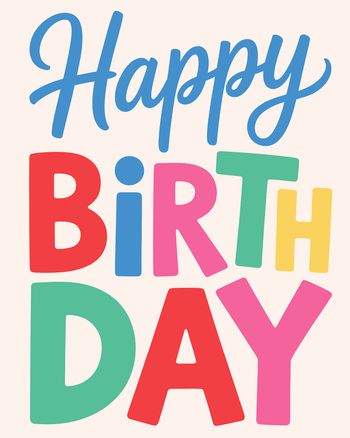 Use Big birthday - group ecard