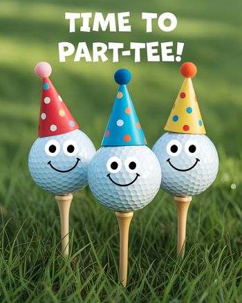 Use Par-tee - group birthday ecard