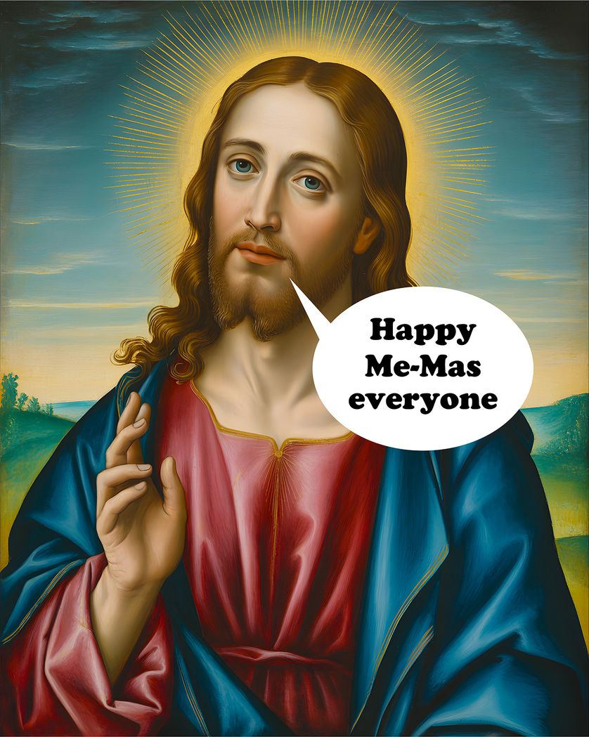 Card design "Mr Christmas - group ecard"