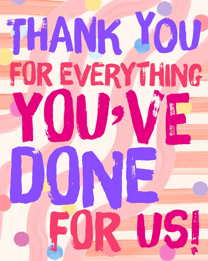 Card design "Big Brush strokes - group festive ecard"