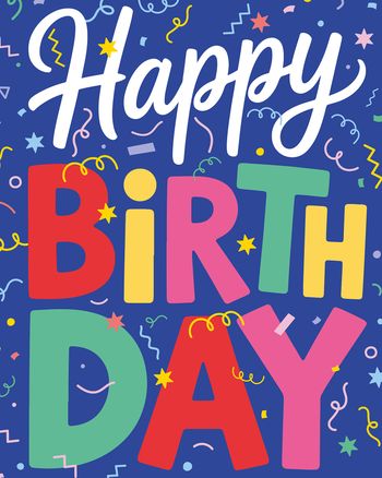 Use Bright Birthday - group ecard