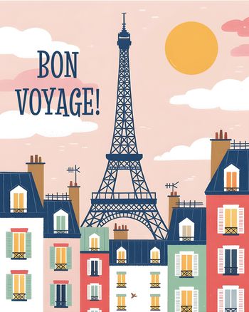 Use Au revoir - group leaving ecard