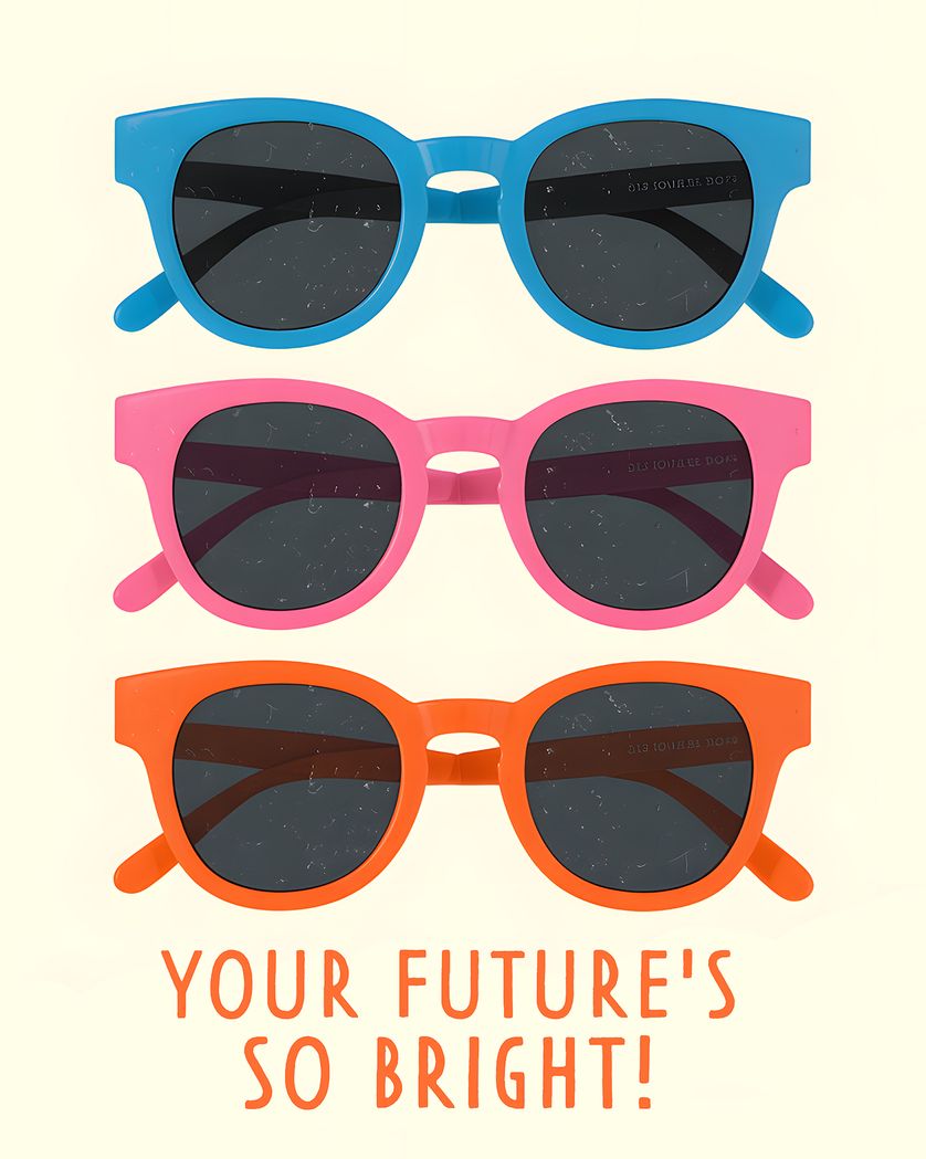 Card design "Bright Future - group leaving ecard"